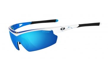 Image of Tifosi Optics Talos Sunglasses - Race Blue Frame w/Clarion Blue,AC Red and Clear Lens 1180101422