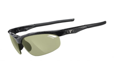Image of Tifosi Optics Veloce w/ All Terrain Green Fototed Lenses, Gloss Carbon Frame 1040305232
