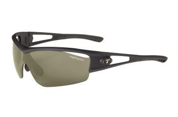 Image of Tifosi Logic Sunglasses - Matte Black Frame, GT/EC/AC Red Lenses 0050200110