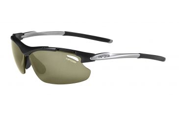 Image of Tifosi Tyrant Sunglasses - Matte Black Frame, GT/EC/AC Red Lenses 0070200110