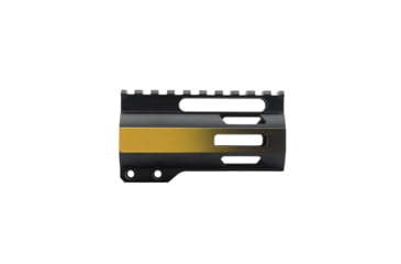 Image of Tiger Rock AR-15 4in M-Lok Super Slim Free Float Handguard w/2in &amp; 3in M-Lok Rail Sections, Cerakote, Gradient, Gold, Small, FML-4-GLD-GRADIENT
