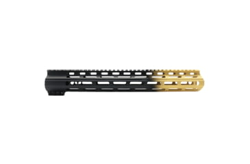 Image of Tiger Rock AR-15 Angle Cut Clamp On M-Lok 15in Handguard, Black Base, Cerakote, Gradient, Gold, Medium, FMLUS-15D-GLD-GRADIENT