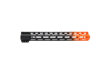 Image of Tiger Rock AR-15 Angle Cut Clamp On M-Lok 15in Handguard, Black Base, Cerakote, Gradient, Organge, Medium, FMLUS-15D-ORG-GRADIENT