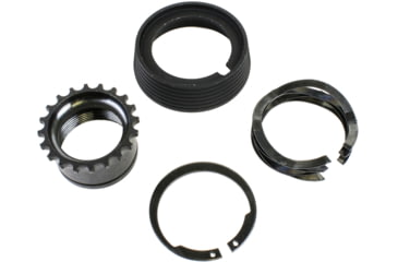 Image of Tiger Rock AR-15 Delta Ring Kit w/Delta Ring, Snap Ring, Weld Spring and Barrel Nut, Black, DBN