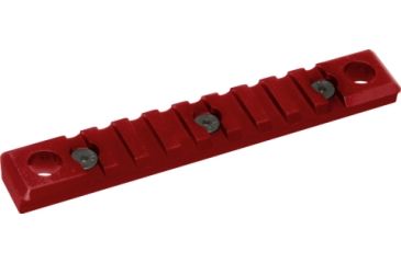 Image of Timber Creek Keymod 9 Slot Quick Disconnect Picatinny Rail, Red, K 9S QD PR R
