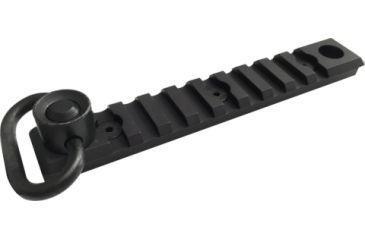 Image of Timber Creek M-Lok 9 Slot Quick Disconnect Picatinny Rail Combo, Black, M 9S QD PRC BL