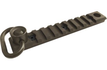 Image of Timber Creek M-Lok 9 Slot Quick Disconnect Picatinny Rail Combo, Burnt Bronze, M 9S QD PRC BB