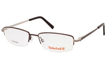 Image of Timberland TB1525 Eyeglass Frames - Shiny Dark Brown Frame Color