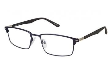 Image of TLG NU019 Bifocal Prescription Eyeglasses - Frame Mt Navy / Black, Size 53/18mm LYNU01903
