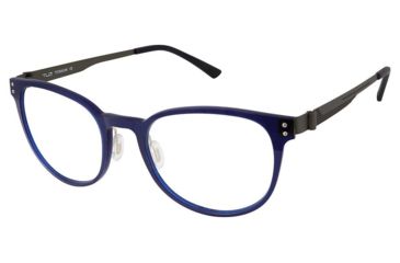 Image of TLG NU031 Eyeglass Frames - Frame TRANSLUCENT NVY, Size 52/19mm LYNU03103