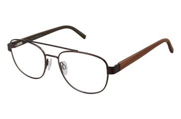 Image of TLG NU033 Eyeglass Frames - Frame DARK BROWN, Size 54/18mm LYNU03302