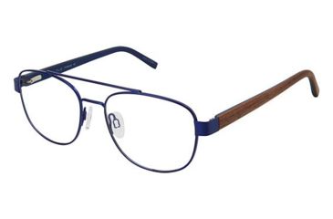 Image of TLG NU033 Eyeglass Frames - Frame MATTE NAVY, Size 54/18mm LYNU03303