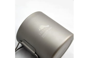Image of TOAKS Titanium Double-Wall 450ml Cup, Grey, CUP-450-DW