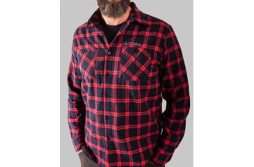 Image of TOBE Outerwear Sonora Shirt - Mens, Red/Navy, M, 310922-501-004
