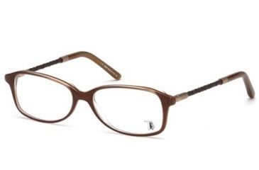 Image of Tod's TO5054 Eyeglass Frames - Dark Havana Frame Color