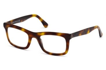 Image of Tod's TO5118 Eyeglass Frames - Dark Havana Frame Color