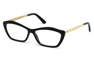 Image of Tod's TO5141 Eyeglass Frames - Shiny Black Frame Color
