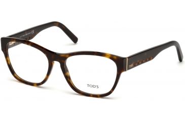 Image of Tod's TO5179 Eyeglass Frames - Dark Havana Frame Color, Dark Havana Lens Color