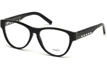 Image of Tod's TO5180 Bifocal Prescription Eyeglasses, 53mm, Shiny Black, TO518053001-BI