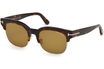 Image of Tom Ford FT0597 Sunglasses - Havana Frame Color, Brown Lens Color