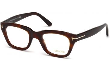 Image of Tom Ford FT5178 Eyeglass Frames - Dark Havana Frame Color