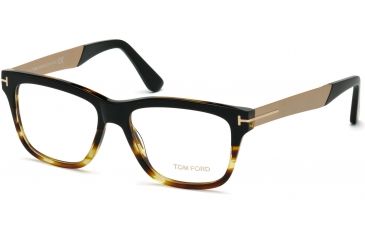 Image of Tom Ford FT5372 Eyeglass Frames - Black Frame Color