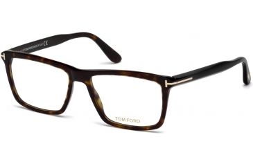 Image of Tom Ford FT5407 Eyeglass Frames - Dark Havana Frame Color, Dark Havana Lens Color
