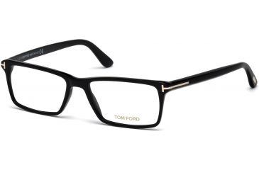 Image of Tom Ford FT5408 Eyeglass Frames - Shiny Black Frame Color, Shiny Black Lens Color