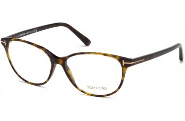 Image of Tom Ford FT5421 Eyeglass Frames - Dark Havana Frame Color