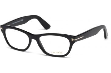 Image of Tom Ford FT5425 Eyeglass Frames - Shiny Black Frame Color