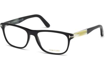 Image of Tom Ford FT5430 Eyeglass Frames - Shiny Black Frame Color
