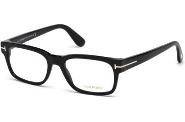 Image of Tom Ford FT5432 Eyeglass Frames - Shiny Black Frame Color
