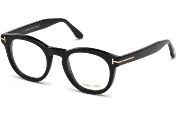 Image of Tom Ford FT5489 Eyeglass Frames - Shiny Black Frame Color