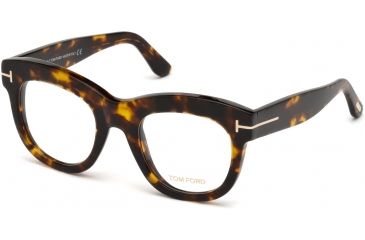 Image of Tom Ford FT5493 Eyeglass Frames - Dark Havana Frame Color
