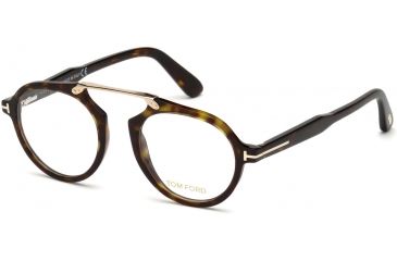 Image of Tom Ford FT5494 Eyeglass Frames - Dark Havana Frame Color, Dark Havana Lens Color