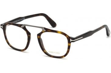 Image of Tom Ford FT5495 Eyeglass Frames - Dark Havana Frame Color, Dark Havana Lens Color