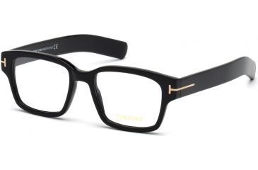 Image of Tom Ford FT5527 Eyeglass Frames - Shiny Black Frame Color, Shiny Black Lens Color