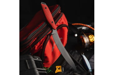 Image of Toor Knives Cardiff Fixed Blade Knife, 8in, Steel CPM 154, G10, Snapper Red, Cardiff-Snapper-Red