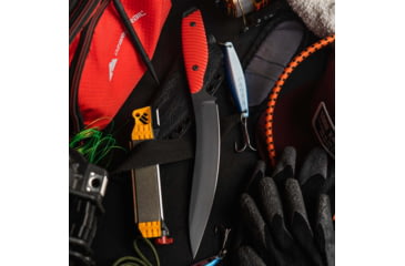 Image of Toor Knives Cardiff Fixed Blade Knife, 8in, Steel CPM 154, G10, Snapper Red, Cardiff-Snapper-Red