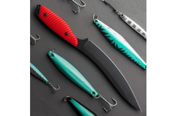 Image of Toor Knives Cardiff Fixed Blade Knife, 8in, Steel CPM 154, G10, Snapper Red, Cardiff-Snapper-Red