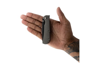 Image of Toor Knives Chasm XLT Folding Blade Knife, 3.25in, CPM 154, 6AL-4V Titanium Handle, Stealth, Chasm-XLT-Stealth
