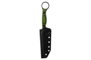 Image of Toor Knives Dealer Exclusive Phosphor Green Serpent Fixed Blade Knife, 3.75in, Steel CPM3V, G10 Handle, Serpent-DE