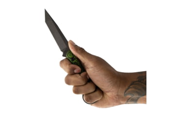 Image of Toor Knives Dealer Exclusive Phosphor Green Serpent Fixed Blade Knife, 3.75in, Steel CPM3V, G10 Handle, Serpent-DE