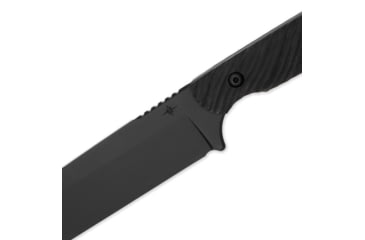 Image of Toor Knives Field 1.0 Fixed Blade Knife, 6in, CPM 154, Walnut Dynamic Fluting Handle, Shadow Black, Field 1.0-Shadow Black