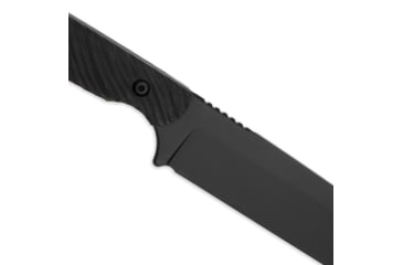 Image of Toor Knives Field 1.0 Fixed Blade Knife, 6in, CPM 154, Walnut Dynamic Fluting Handle, Shadow Black, Field 1.0-Shadow Black