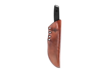 Image of Toor Knives Field 1.0 Fixed Blade Knife, 6in, CPM 154, Walnut Dynamic Fluting Handle, Shadow Black, Field 1.0-Shadow Black