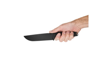 Image of Toor Knives Field 1.0 Fixed Blade Knife, 6in, CPM 154, Walnut Dynamic Fluting Handle, Shadow Black, Field 1.0-Shadow Black