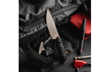 Image of Toor Knives Field 3.0 Fixed Blade Knife, 3.625in, CPM 3V Steel, Drop Point, Ebony, Canyon Drab, Black Tru Hide, Field 3.0 - Canyon Drab