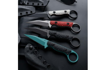 Image of Toor Knives G10 Jank Shank Fixed Blade Knife, 3in, CPM S35VN Steel, Steel Handle, Black, G10 Jank Shank-Black