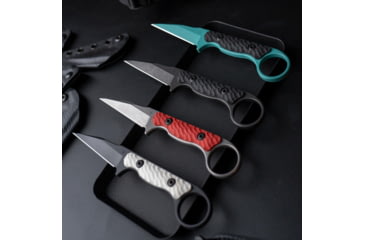 Image of Toor Knives G10 Jank Shank Fixed Blade Knife, 3in, CPM S35VN Steel, Steel Handle, Black, G10 Jank Shank-Black